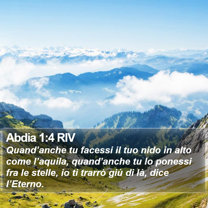 Abdia 1:4 RIV Bible Study