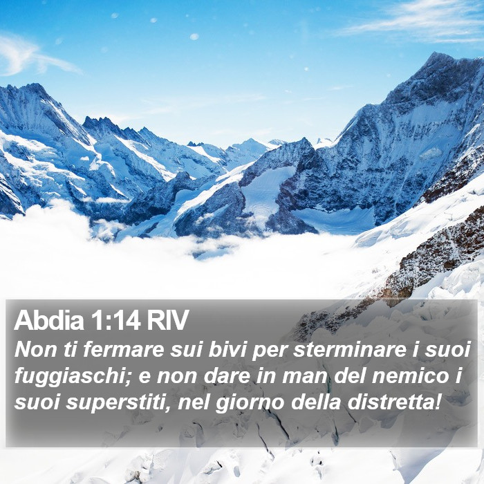 Abdia 1:14 RIV Bible Study