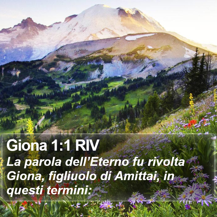 Giona 1:1 RIV Bible Study