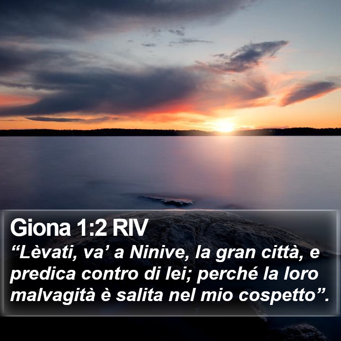 Giona 1:2 RIV Bible Study