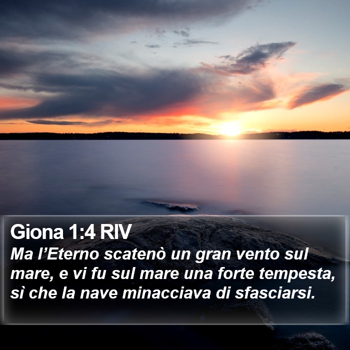 Giona 1:4 RIV Bible Study