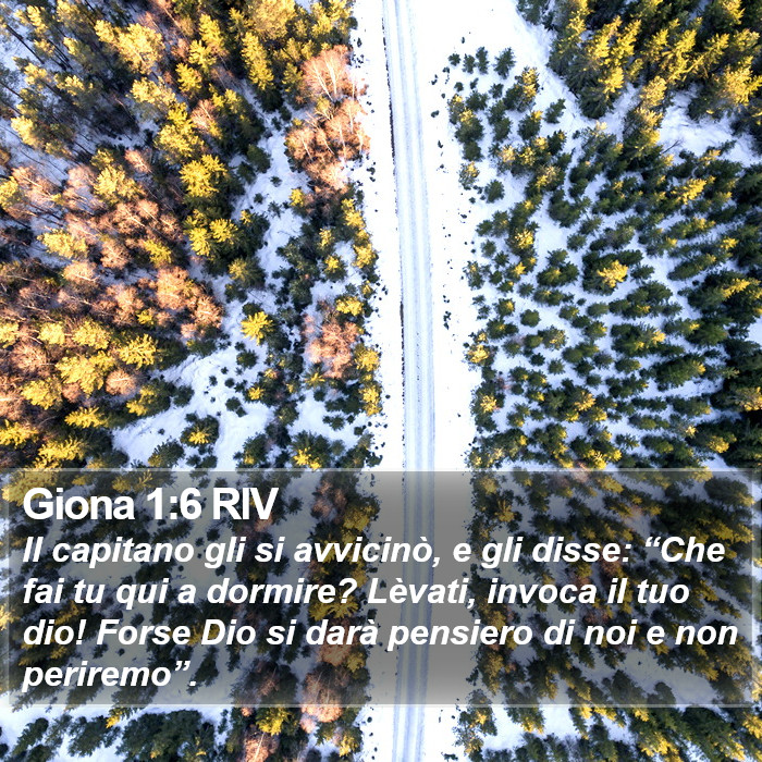 Giona 1:6 RIV Bible Study