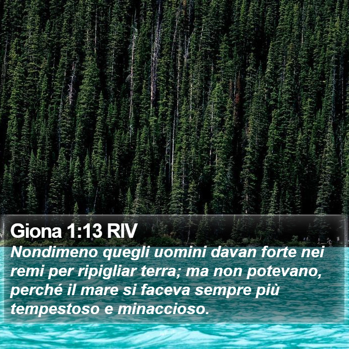 Giona 1:13 RIV Bible Study