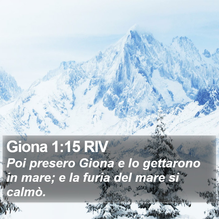 Giona 1:15 RIV Bible Study