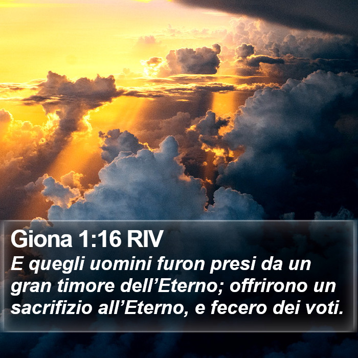 Giona 1:16 RIV Bible Study