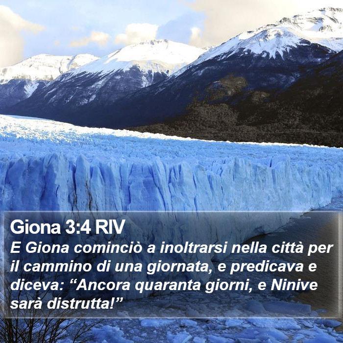 Giona 3:4 RIV Bible Study