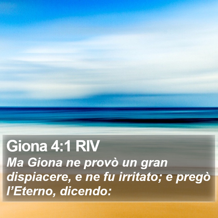 Giona 4:1 RIV Bible Study