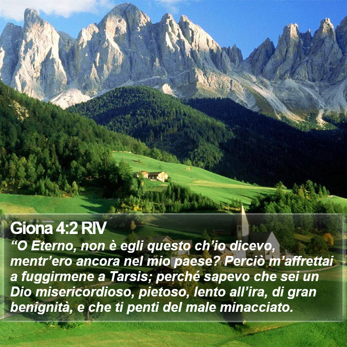 Giona 4:2 RIV Bible Study