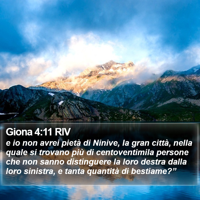 Giona 4:11 RIV Bible Study