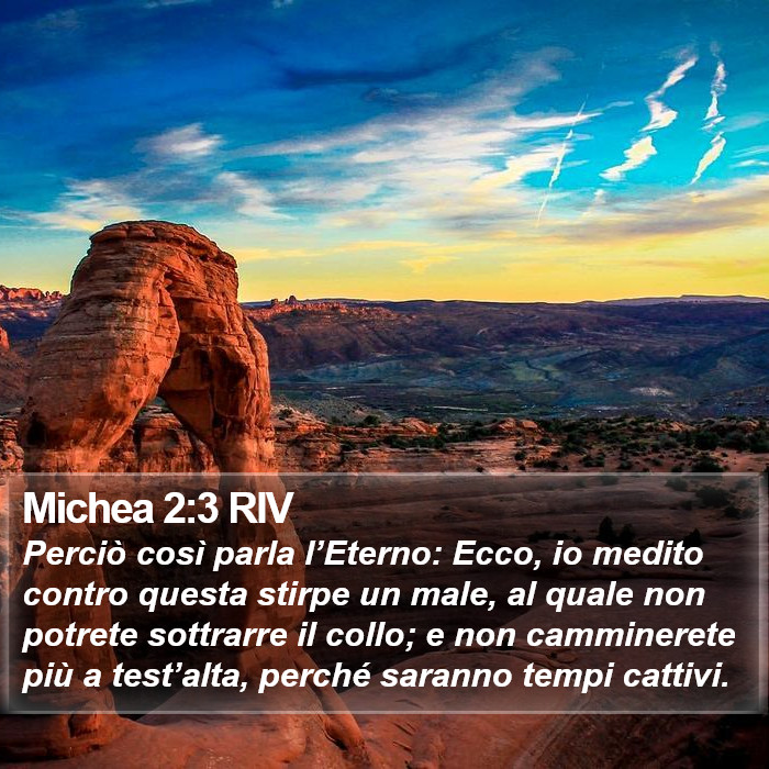 Michea 2:3 RIV Bible Study