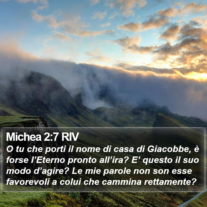 Michea 2:7 RIV Bible Study