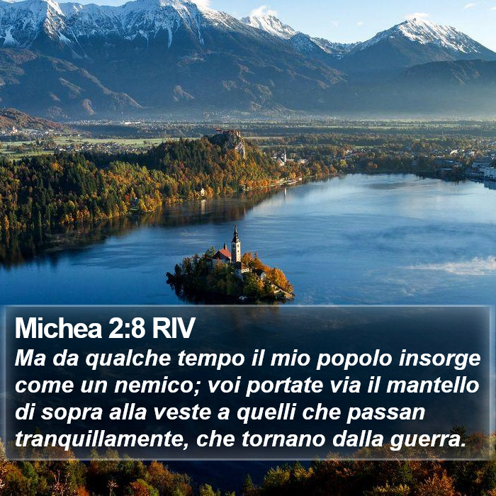 Michea 2:8 RIV Bible Study