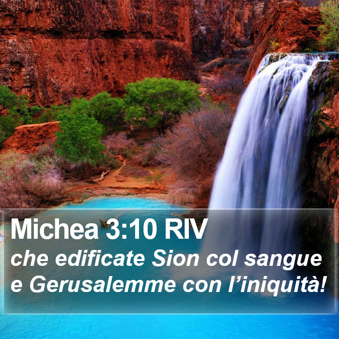 Michea 3:10 RIV Bible Study