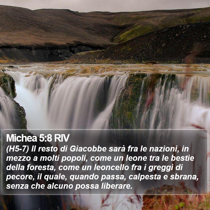 Michea 5:8 RIV Bible Study