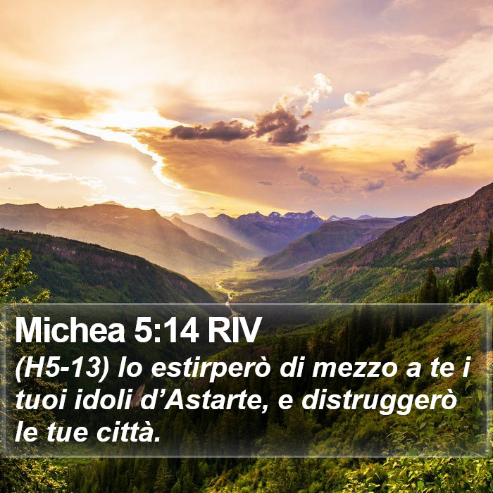 Michea 5:14 RIV Bible Study