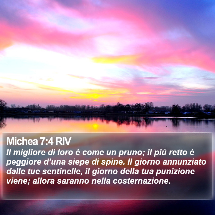 Michea 7:4 RIV Bible Study