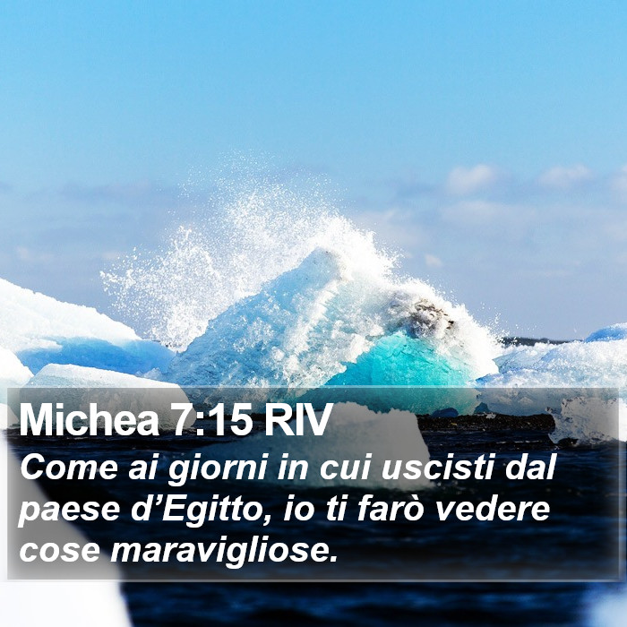 Michea 7:15 RIV Bible Study