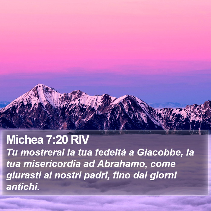 Michea 7:20 RIV Bible Study