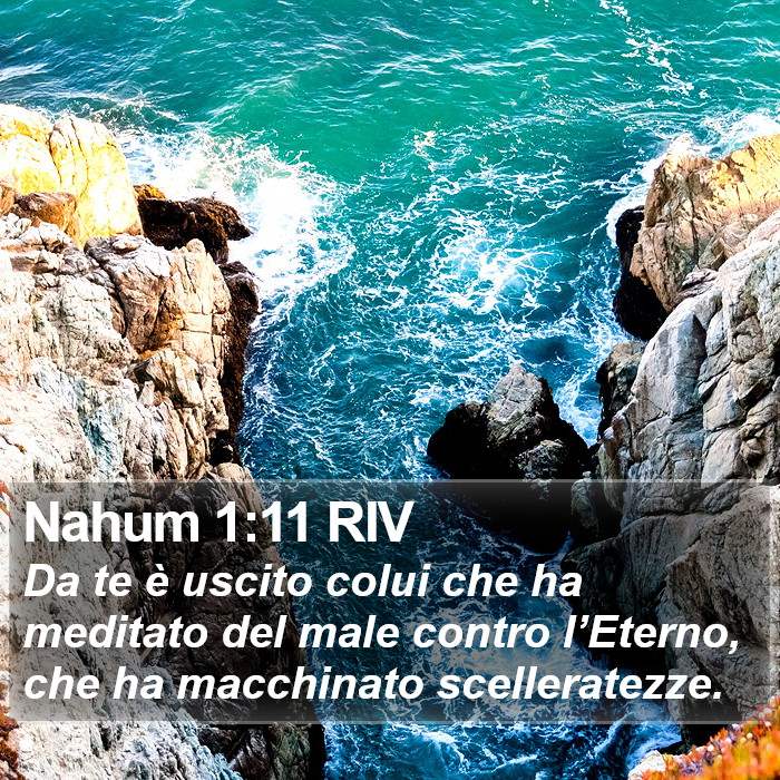 Nahum 1:11 RIV Bible Study