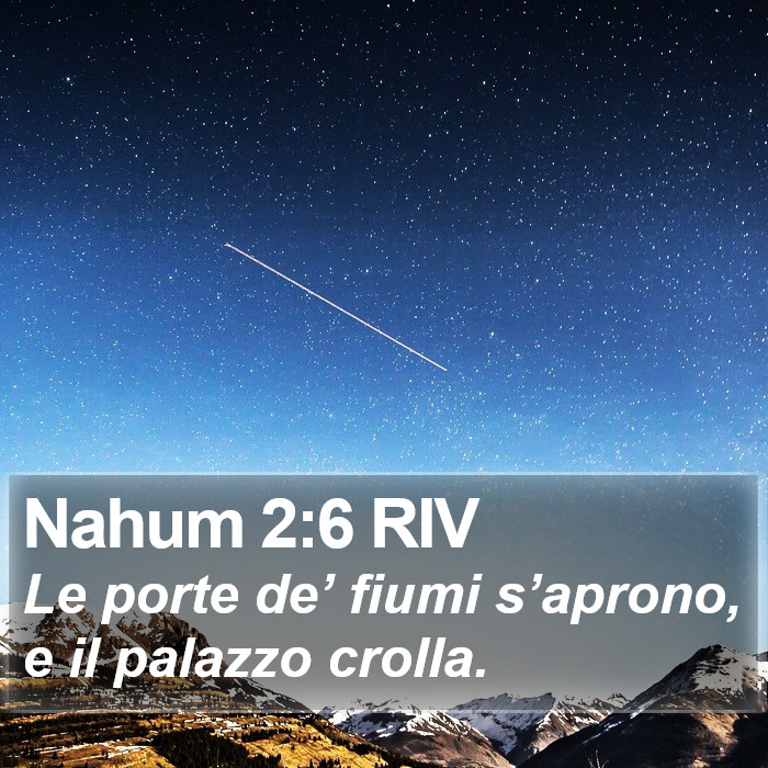 Nahum 2:6 RIV Bible Study