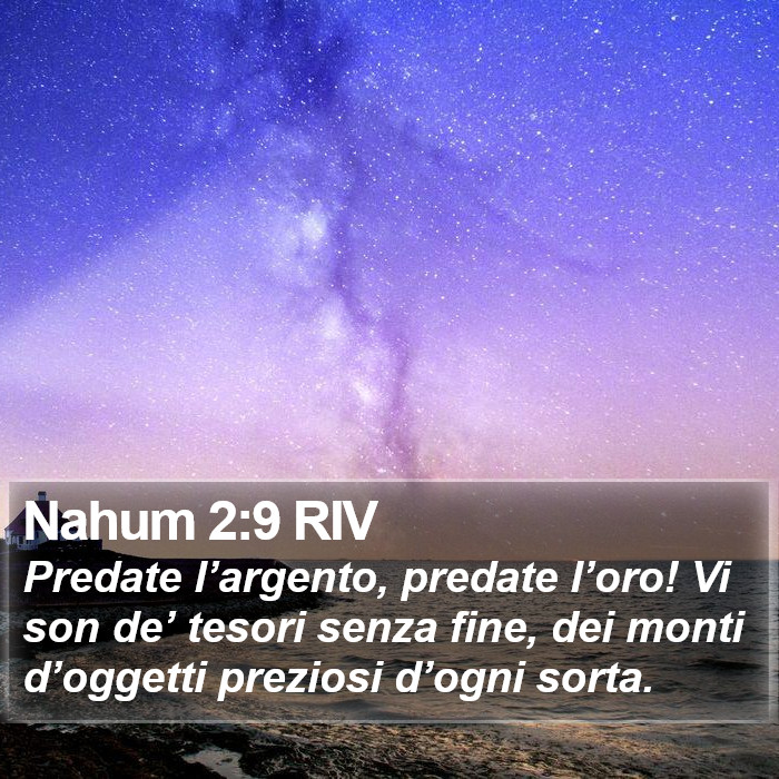 Nahum 2:9 RIV Bible Study