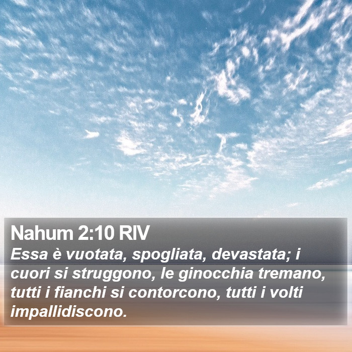 Nahum 2:10 RIV Bible Study