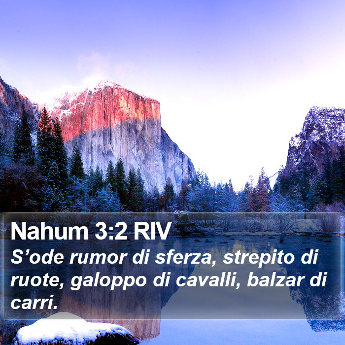 Nahum 3:2 RIV Bible Study