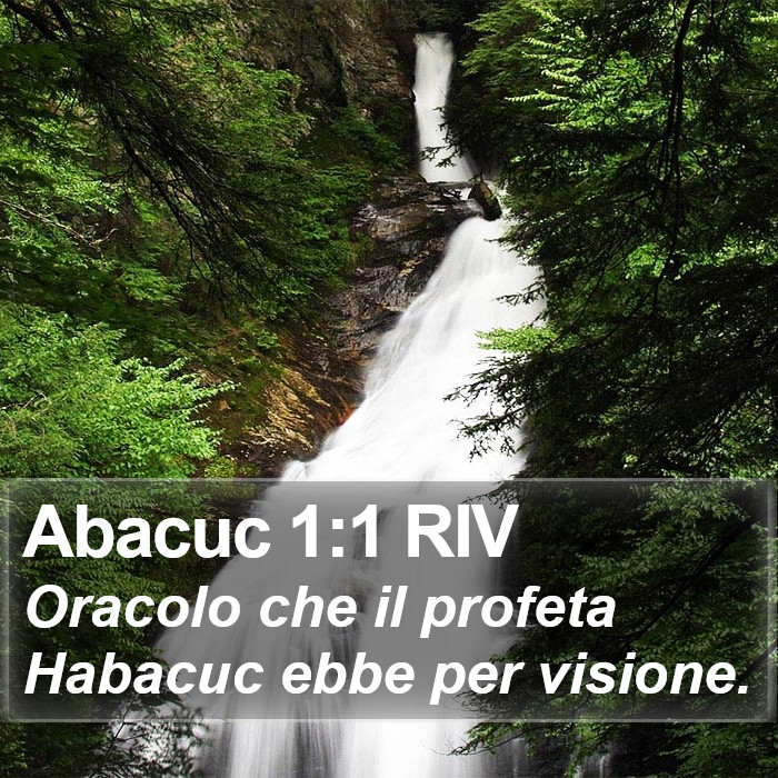 Abacuc 1:1 RIV Bible Study