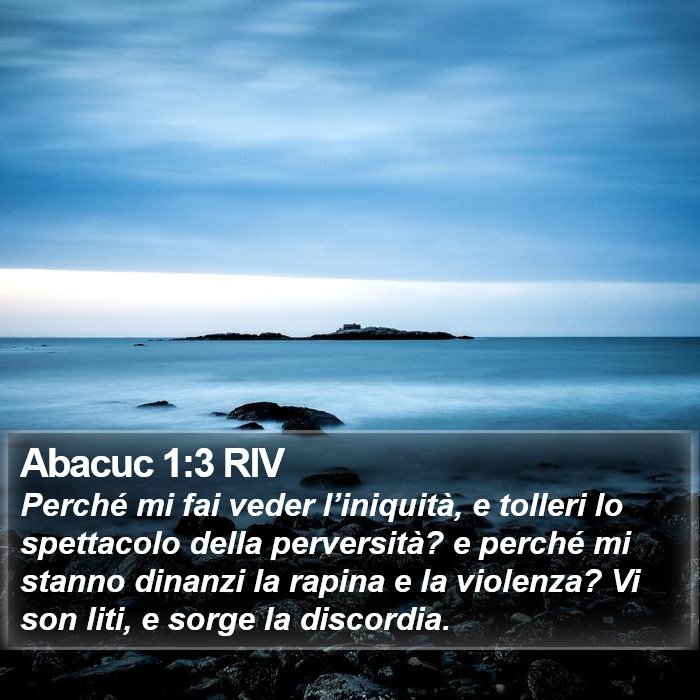 Abacuc 1:3 RIV Bible Study