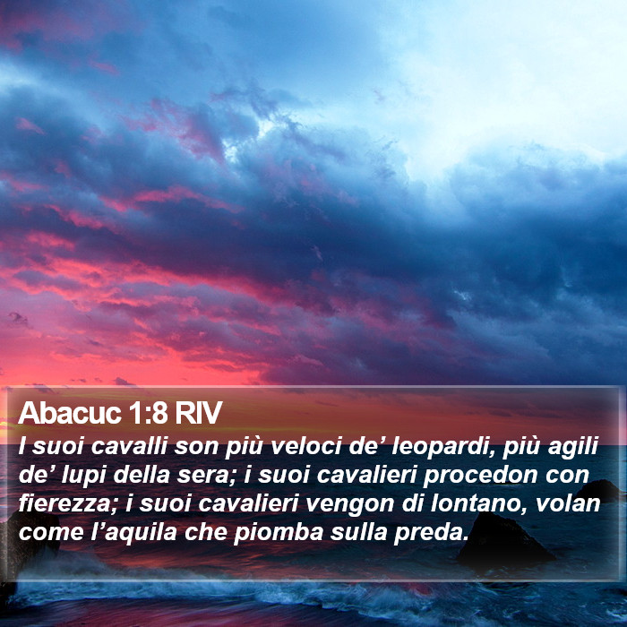 Abacuc 1:8 RIV Bible Study