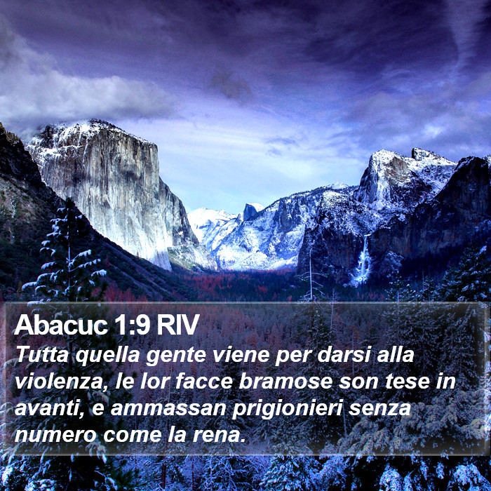 Abacuc 1:9 RIV Bible Study