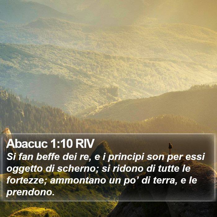 Abacuc 1:10 RIV Bible Study