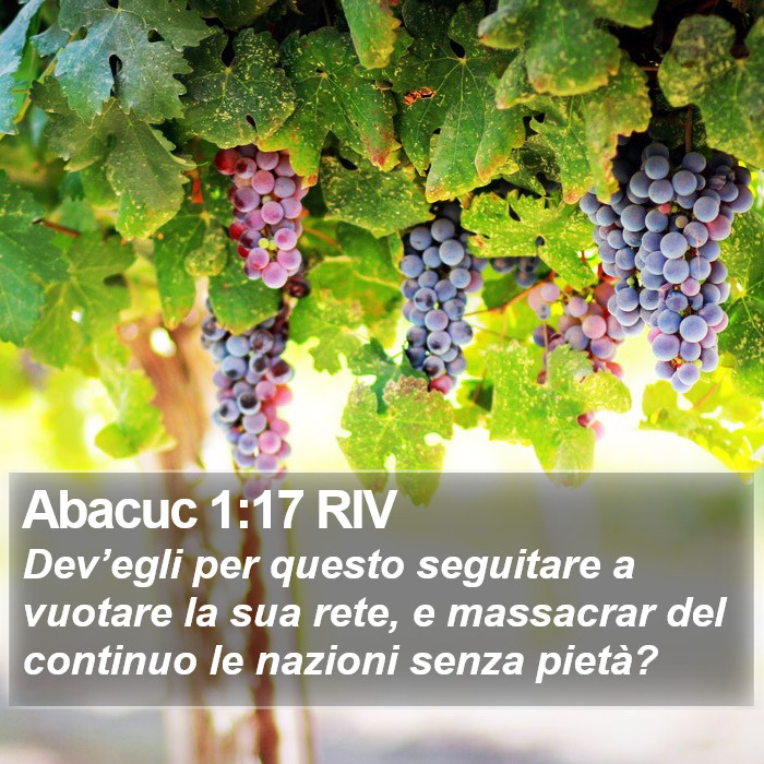 Abacuc 1:17 RIV Bible Study