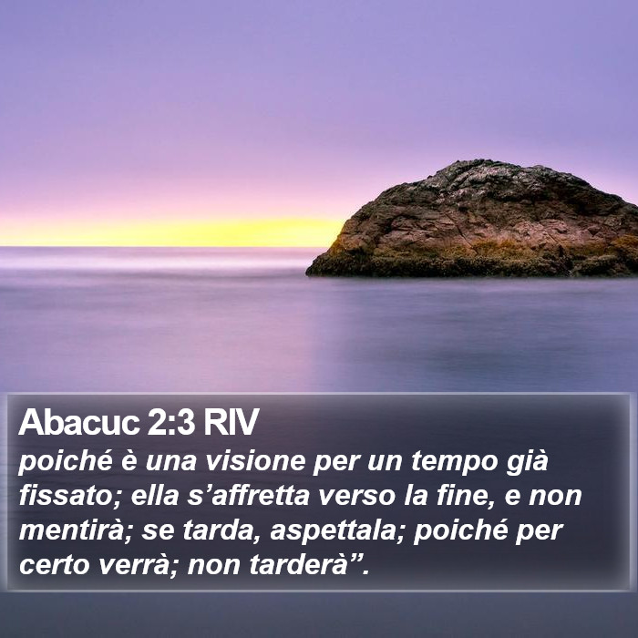 Abacuc 2:3 RIV Bible Study