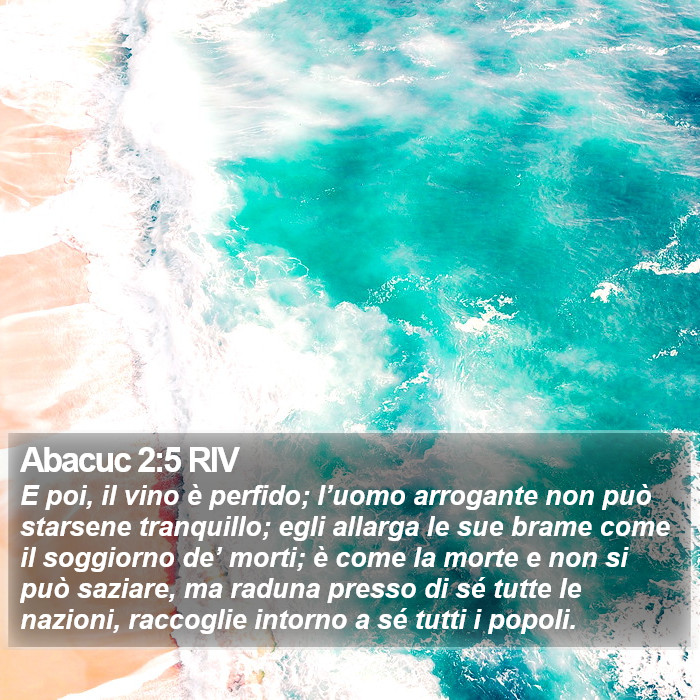 Abacuc 2:5 RIV Bible Study