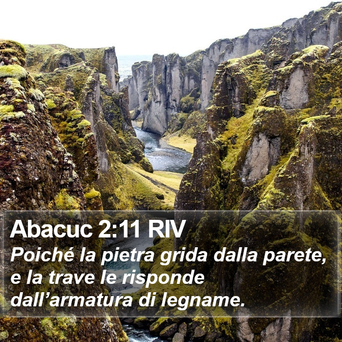 Abacuc 2:11 RIV Bible Study