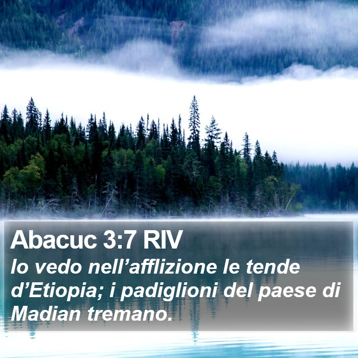 Abacuc 3:7 RIV Bible Study