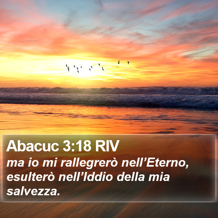 Abacuc 3:18 RIV Bible Study