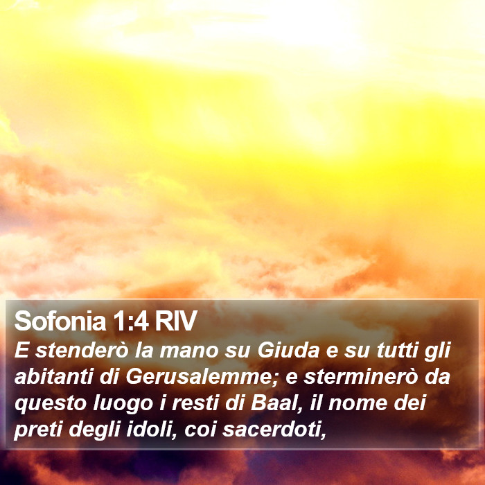 Sofonia 1:4 RIV Bible Study