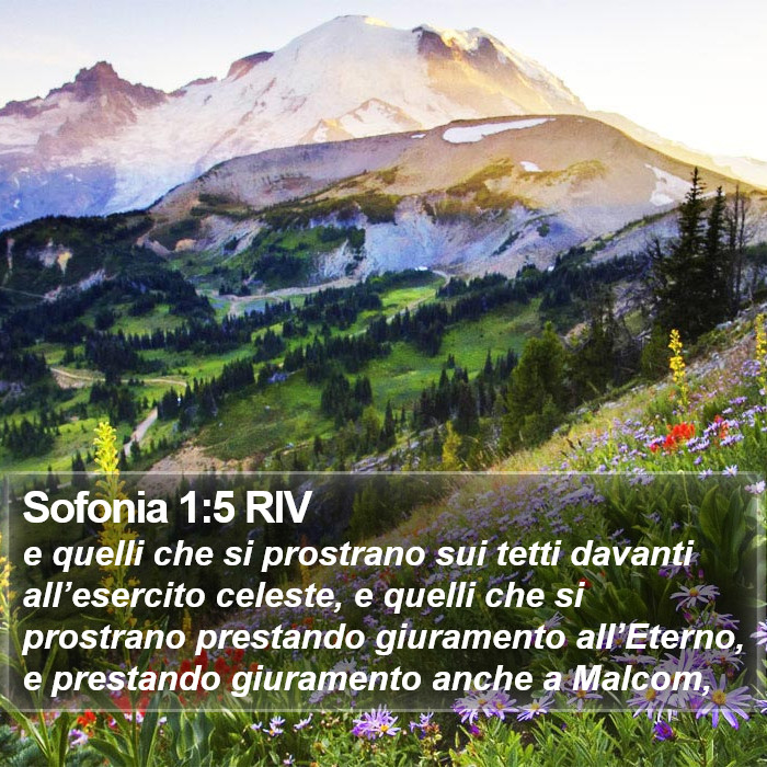 Sofonia 1:5 RIV Bible Study