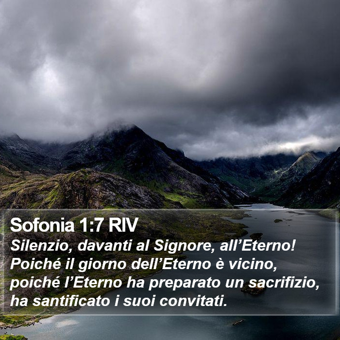 Sofonia 1:7 RIV Bible Study