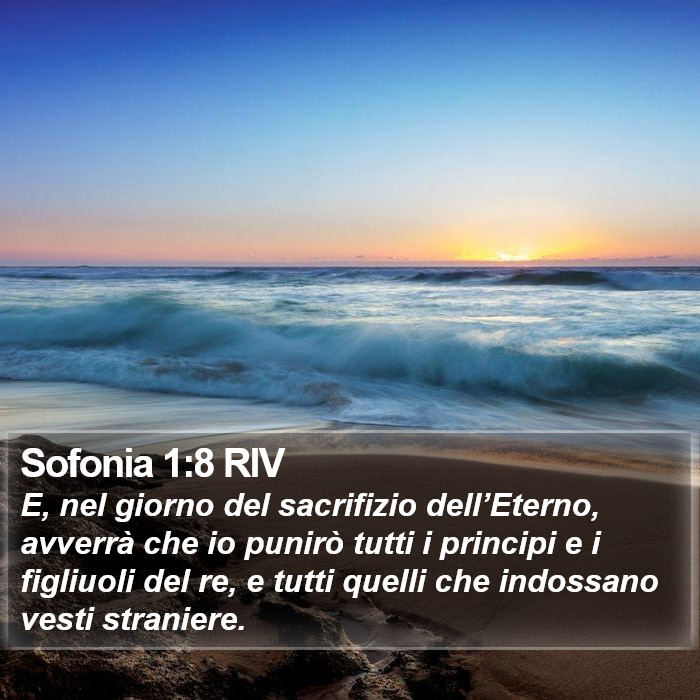 Sofonia 1:8 RIV Bible Study