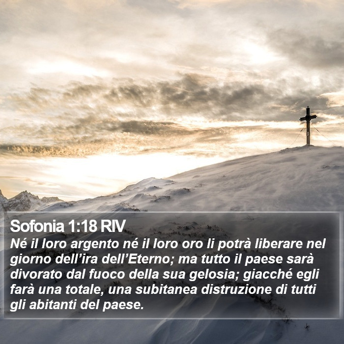 Sofonia 1:18 RIV Bible Study