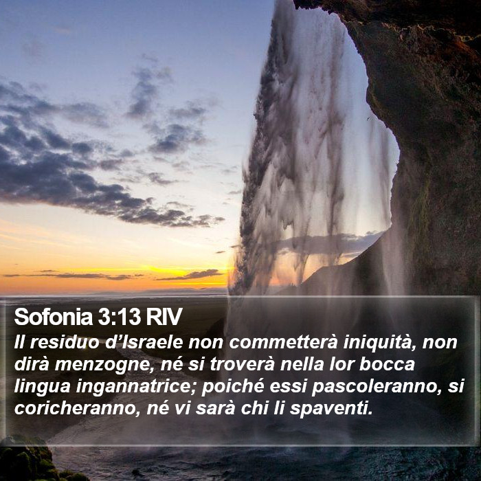 Sofonia 3:13 RIV Bible Study