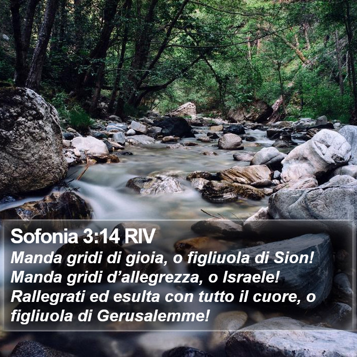 Sofonia 3:14 RIV Bible Study