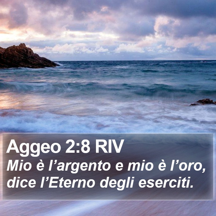 Aggeo 2:8 RIV Bible Study