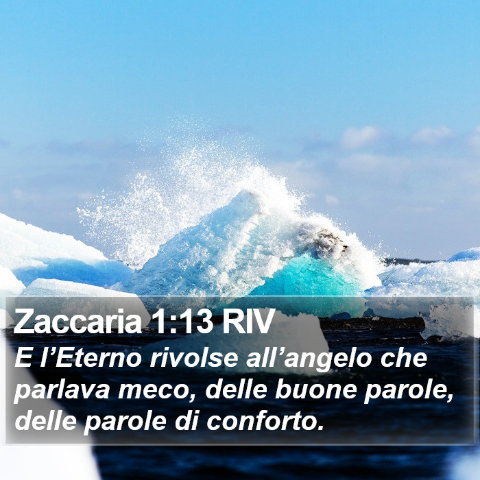 Zaccaria 1:13 RIV Bible Study