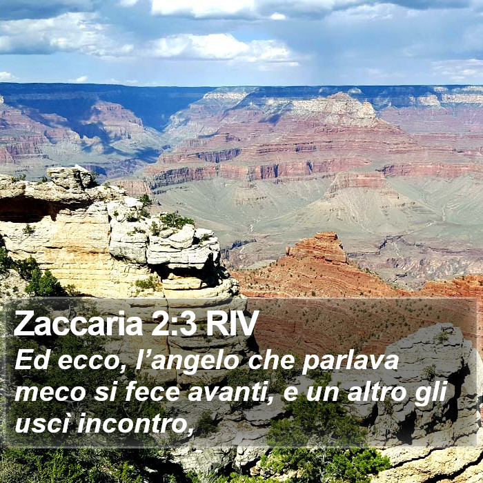Zaccaria 2:3 RIV Bible Study