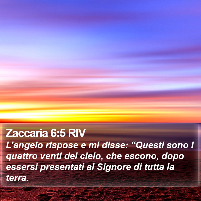 Zaccaria 6:5 RIV Bible Study