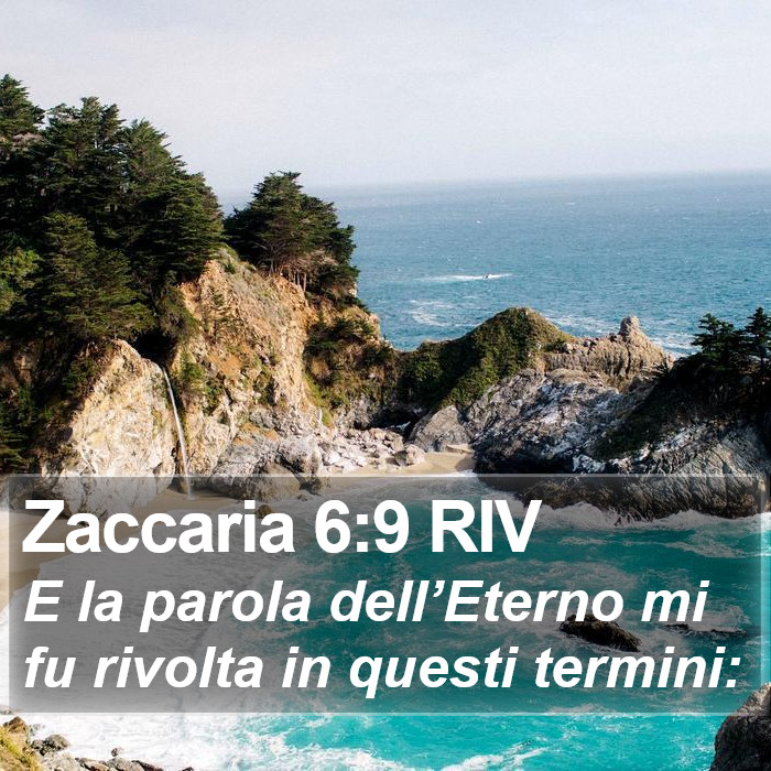 Zaccaria 6:9 RIV Bible Study